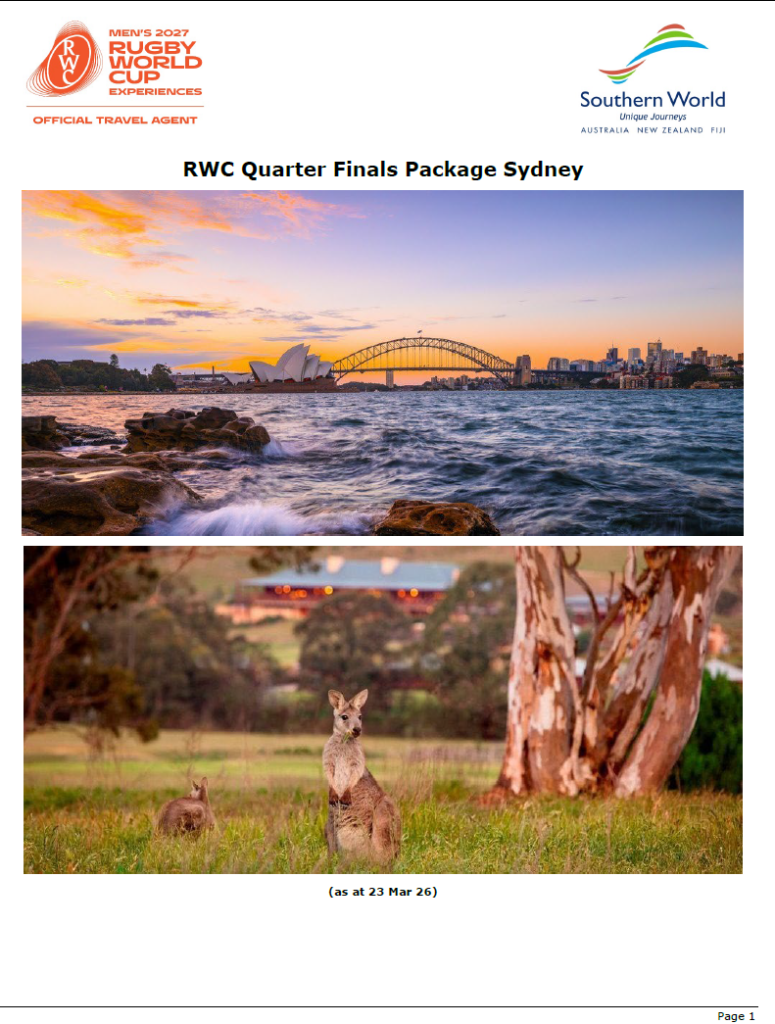 Quarter Finals
Sydney